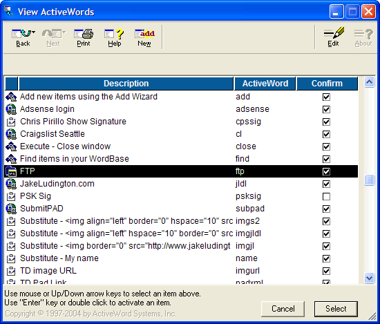 ActiveWords PLUS