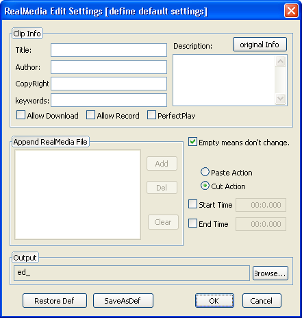 Easy RealMedia Tools