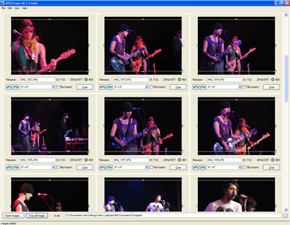 JPEGCrops Screenshot