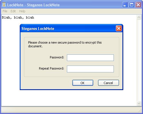 LockNote Screenshot