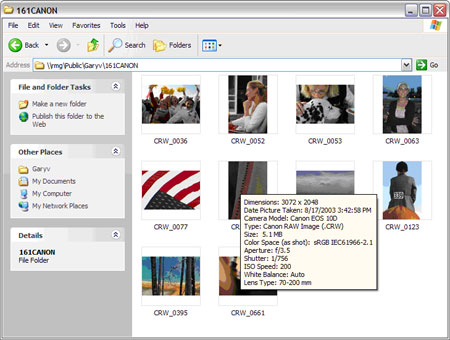 RAW Image Thumbnailer and Viewer