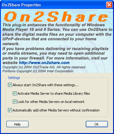 On2Share Screenshot