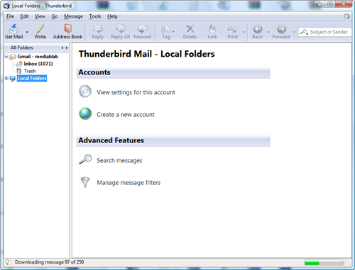 Thunderbird Screenshot