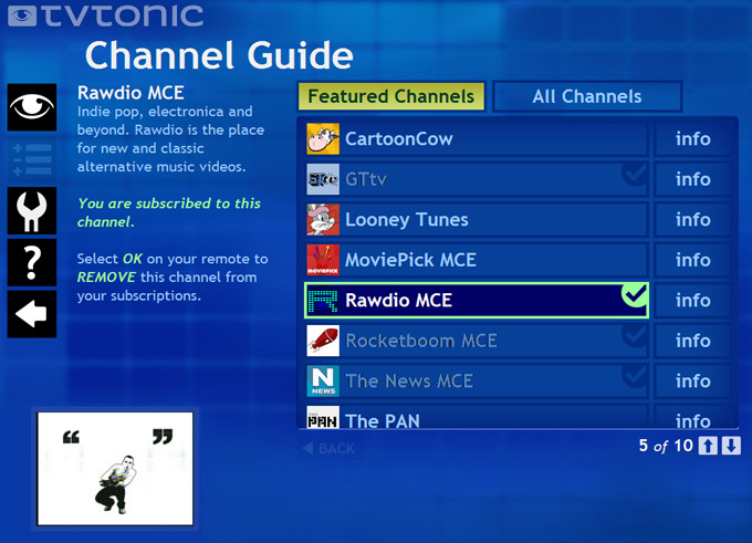 TVTonic Screenshot