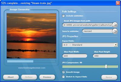 Visualizer Photo Resize